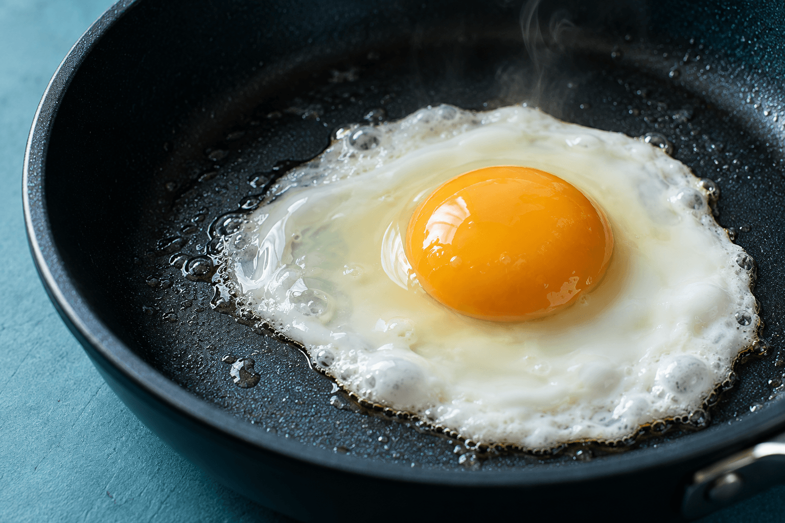 Original decorative study illustration for Protein Denaturation: Understand the Chemistry Behind a Cooked Egg
