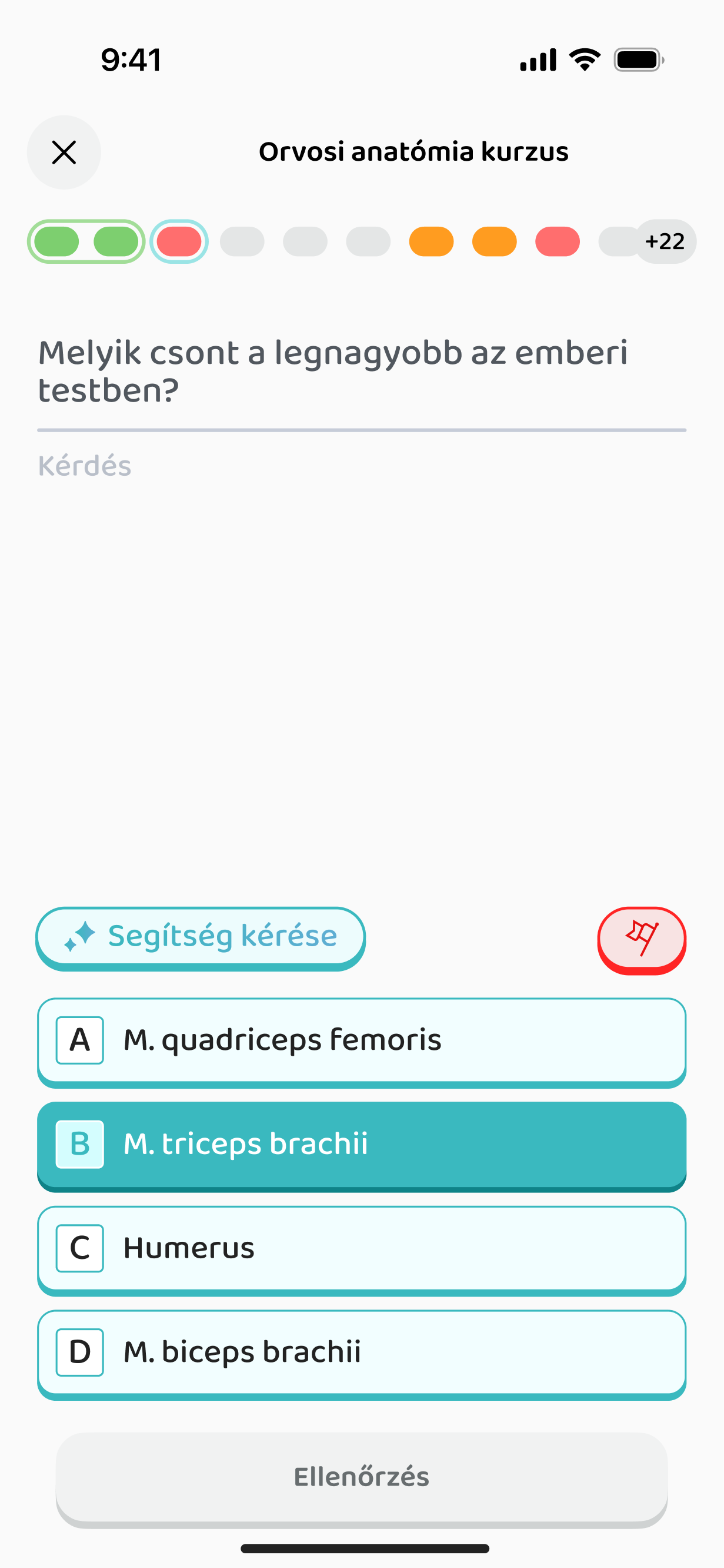 Feleletválasztós kérdés