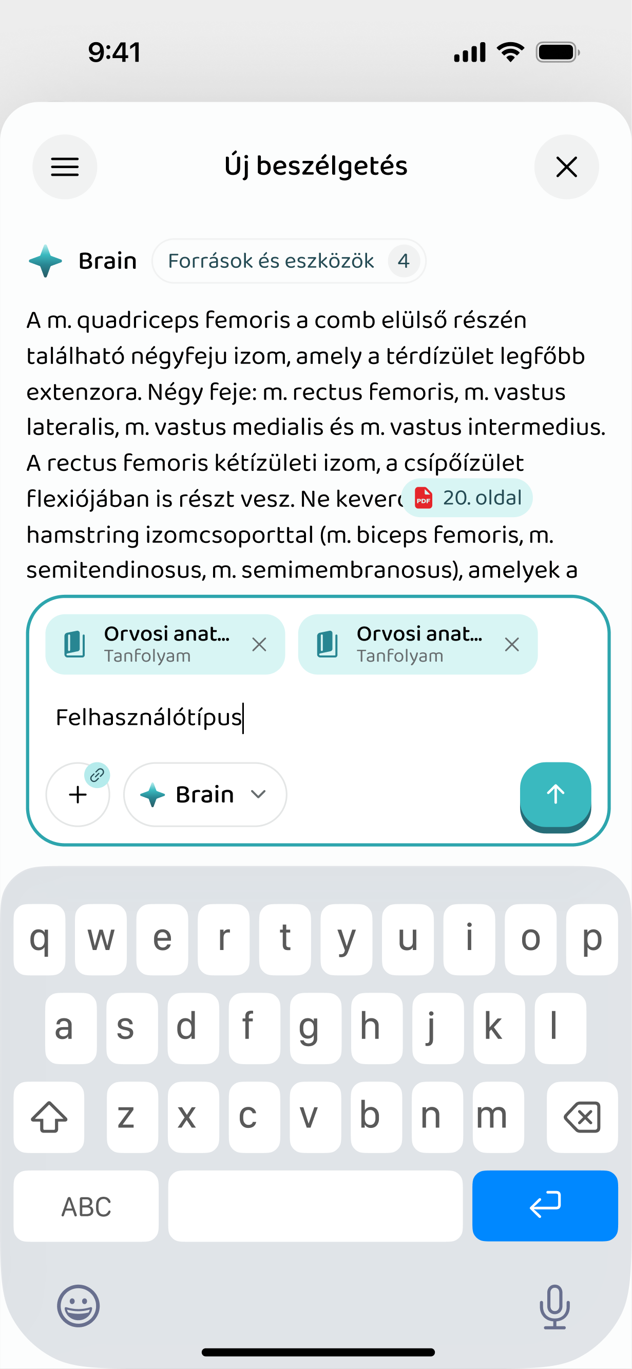 Brain: kérdezés a kurzus anyagáról