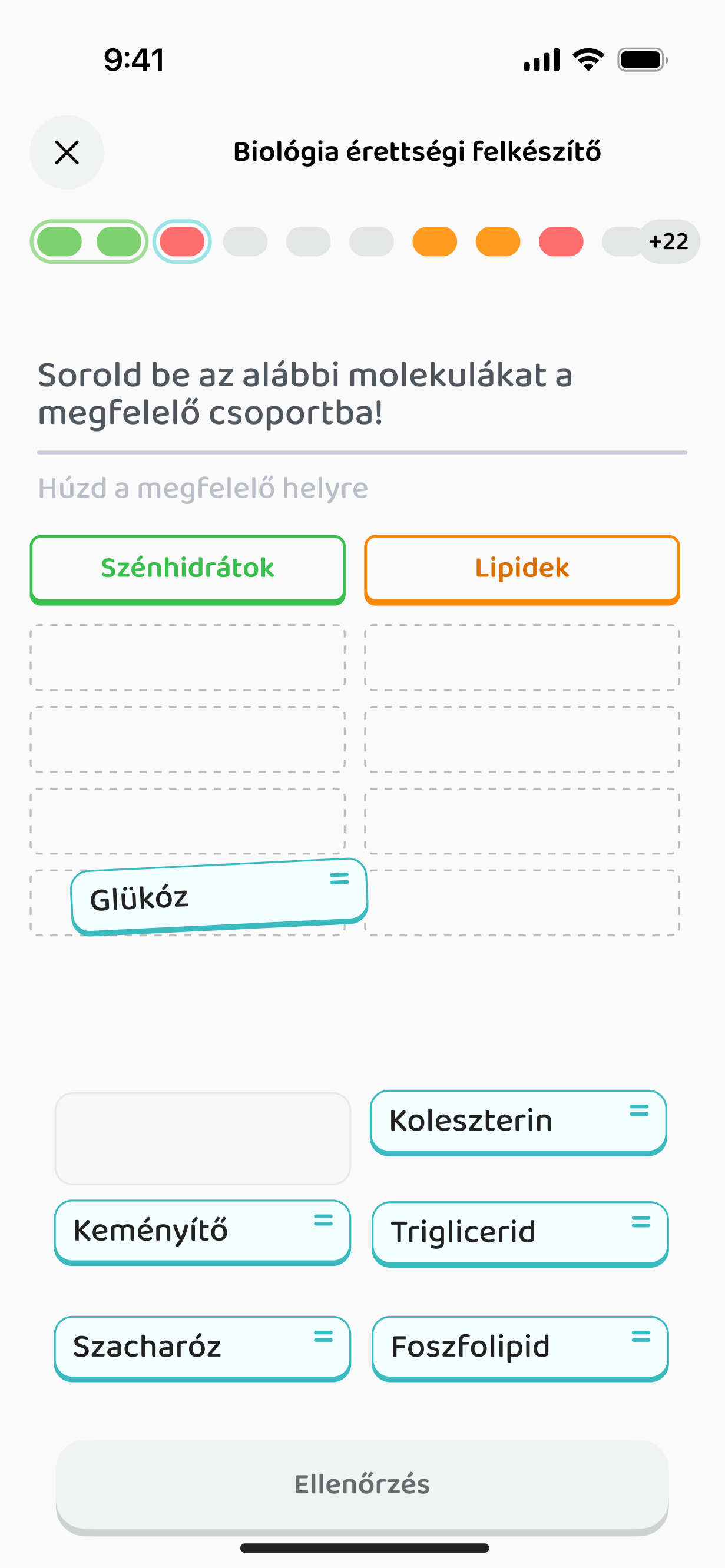 Csoportosítós feladat