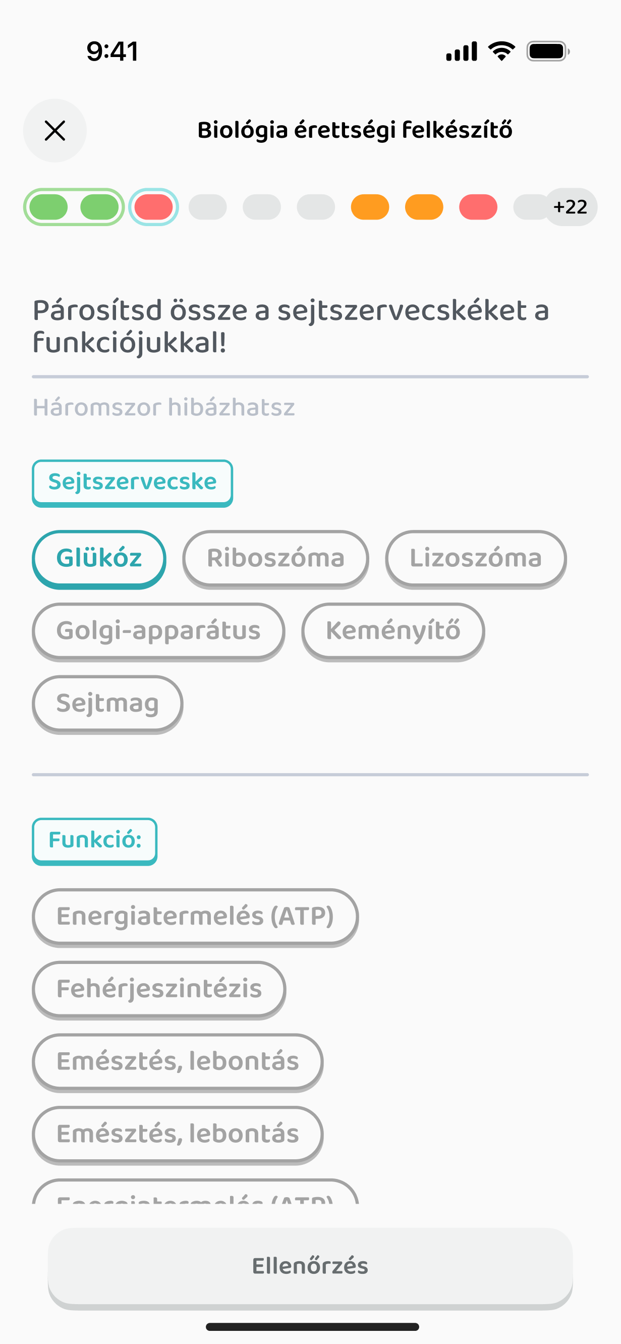Párosítós feladat