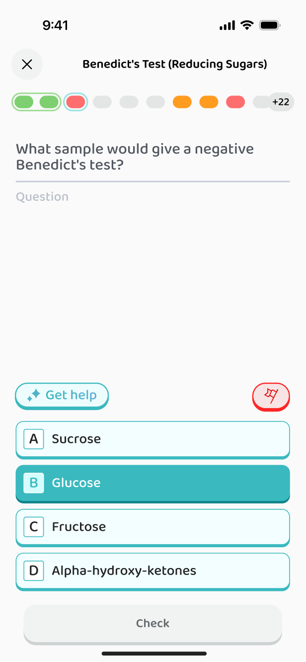 Single choice question