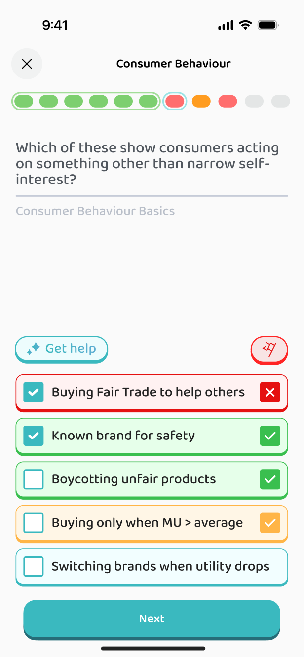 A question with more than one right answer