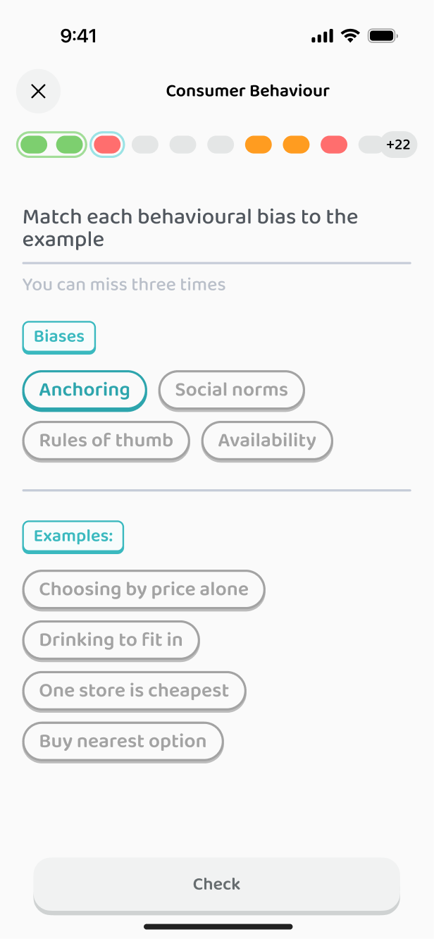 Matching terms to what they mean