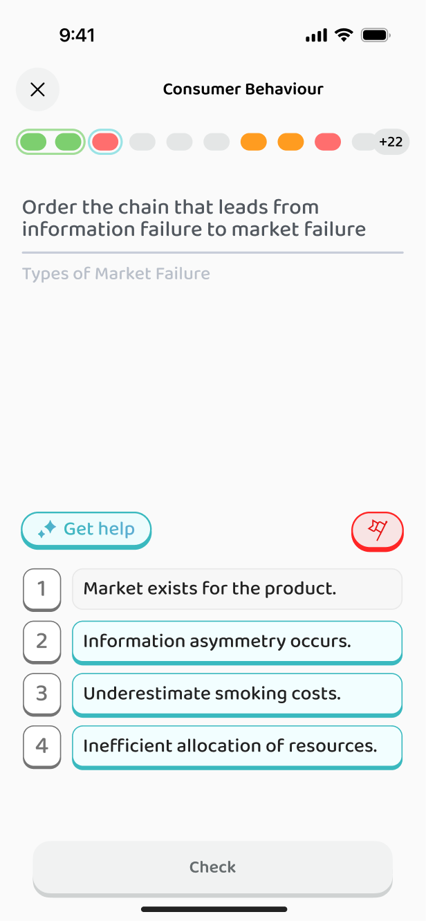 Putting a chain of economic reasoning in order