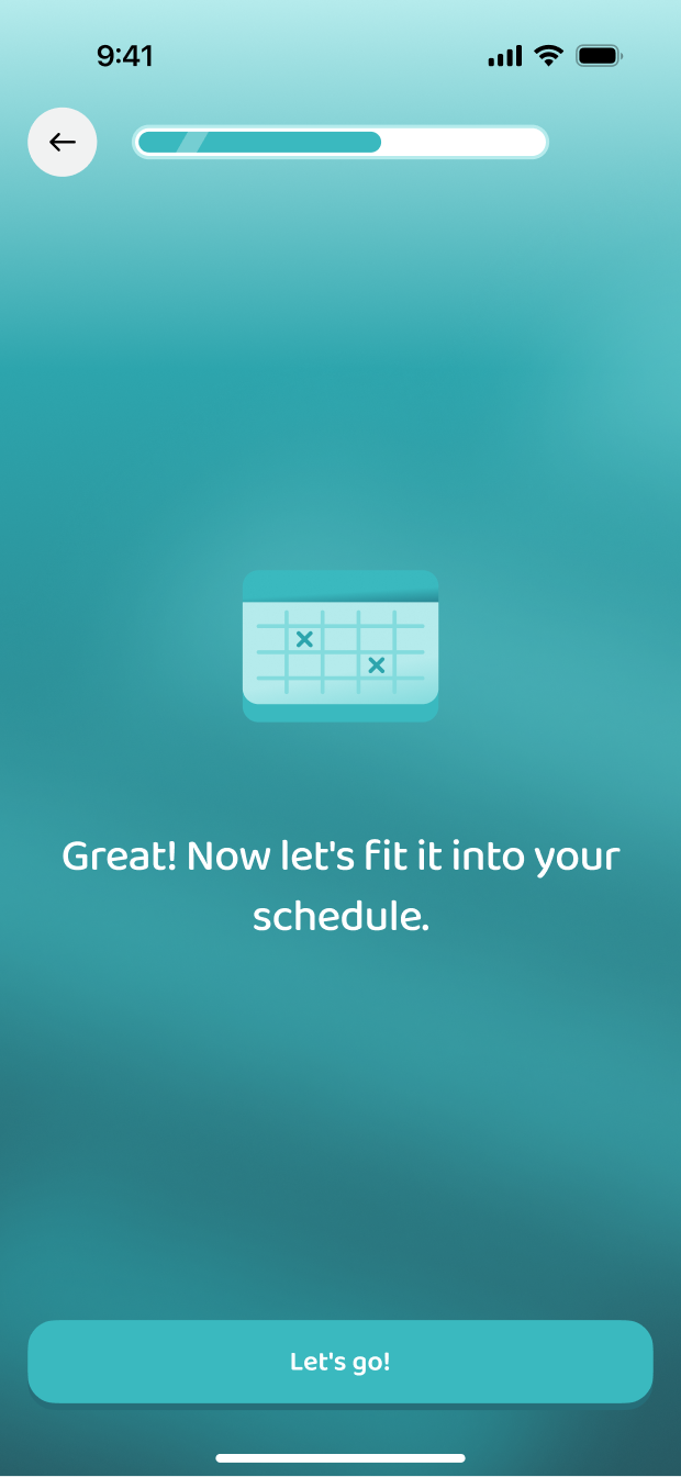 Fitting the course into your timetable