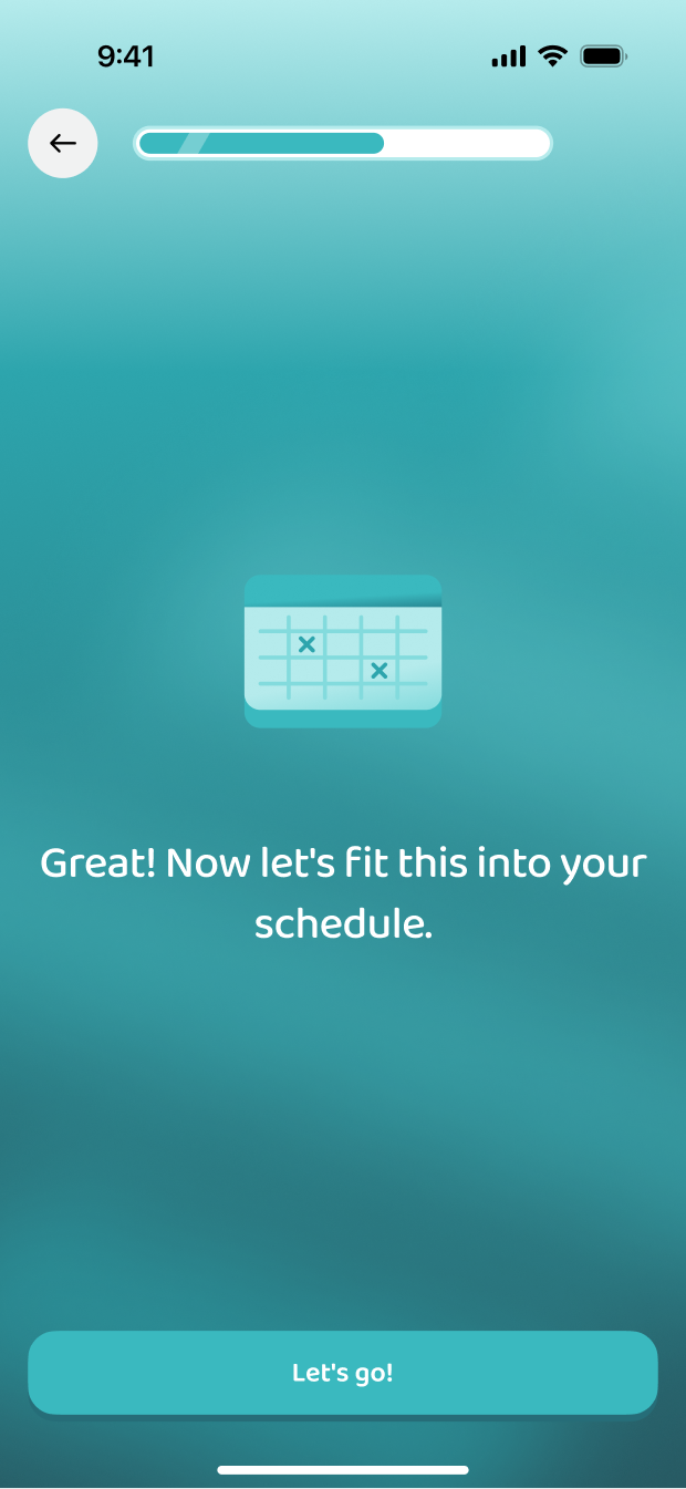 Fitting the course into your timetable