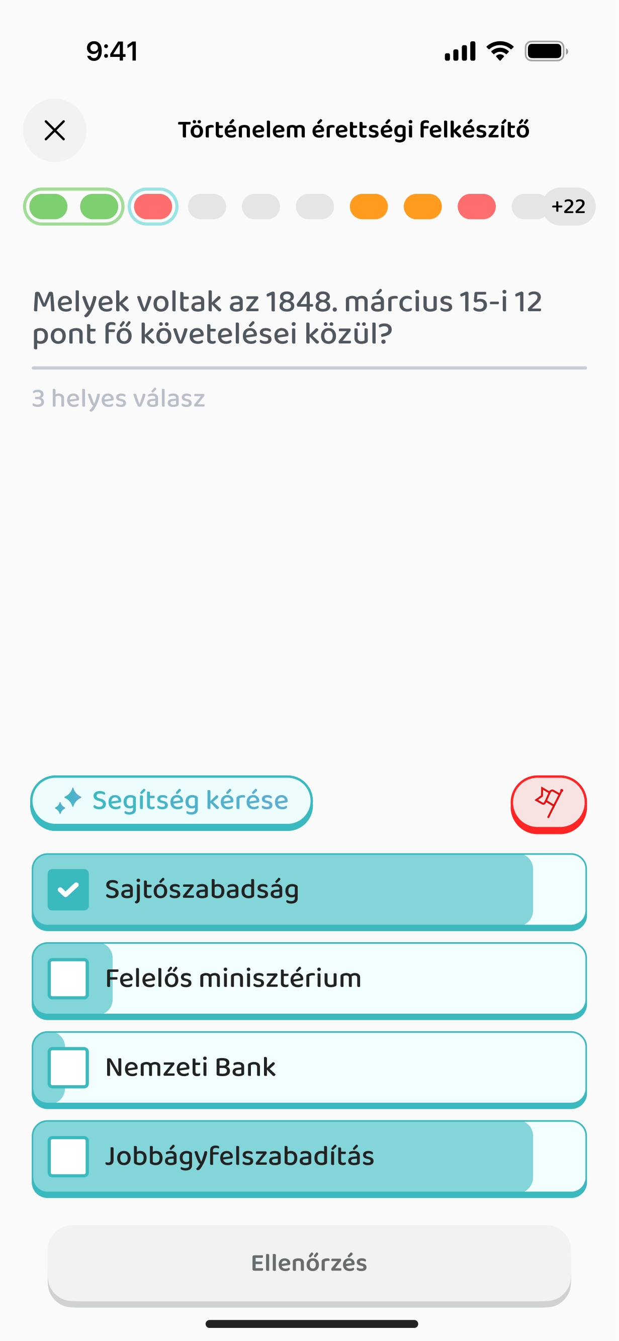Közönségválaszos feladat