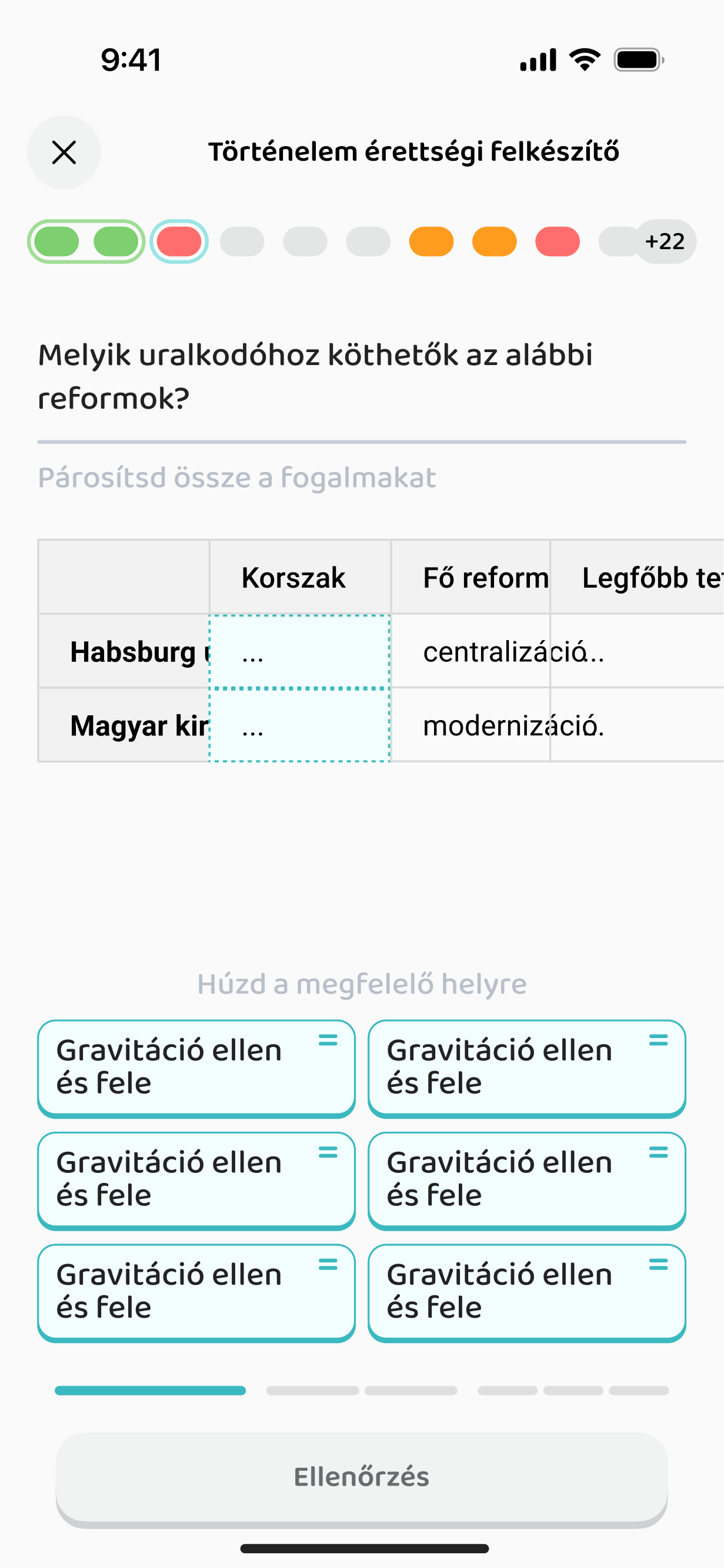Táblázatos feladat