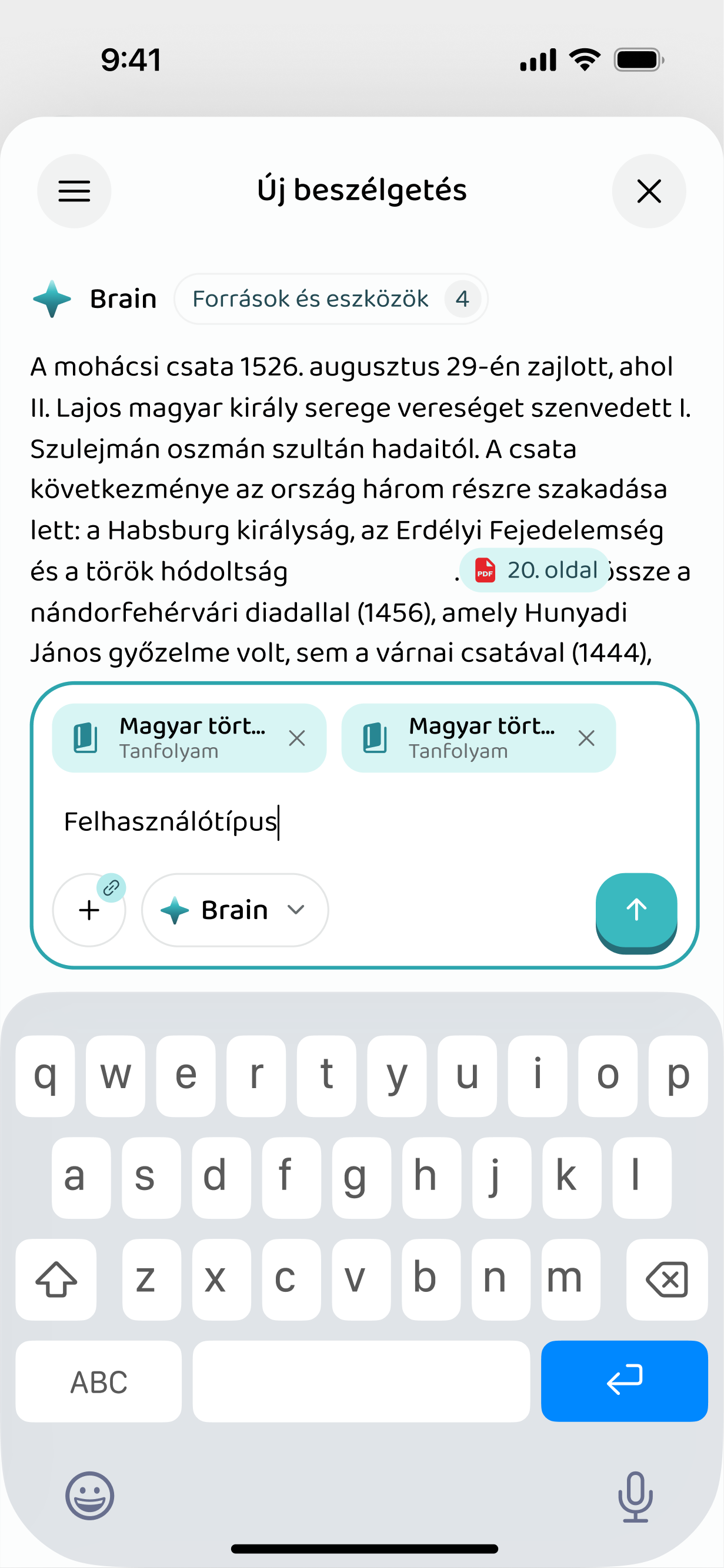 Brain: kérdezés a kurzus anyagáról