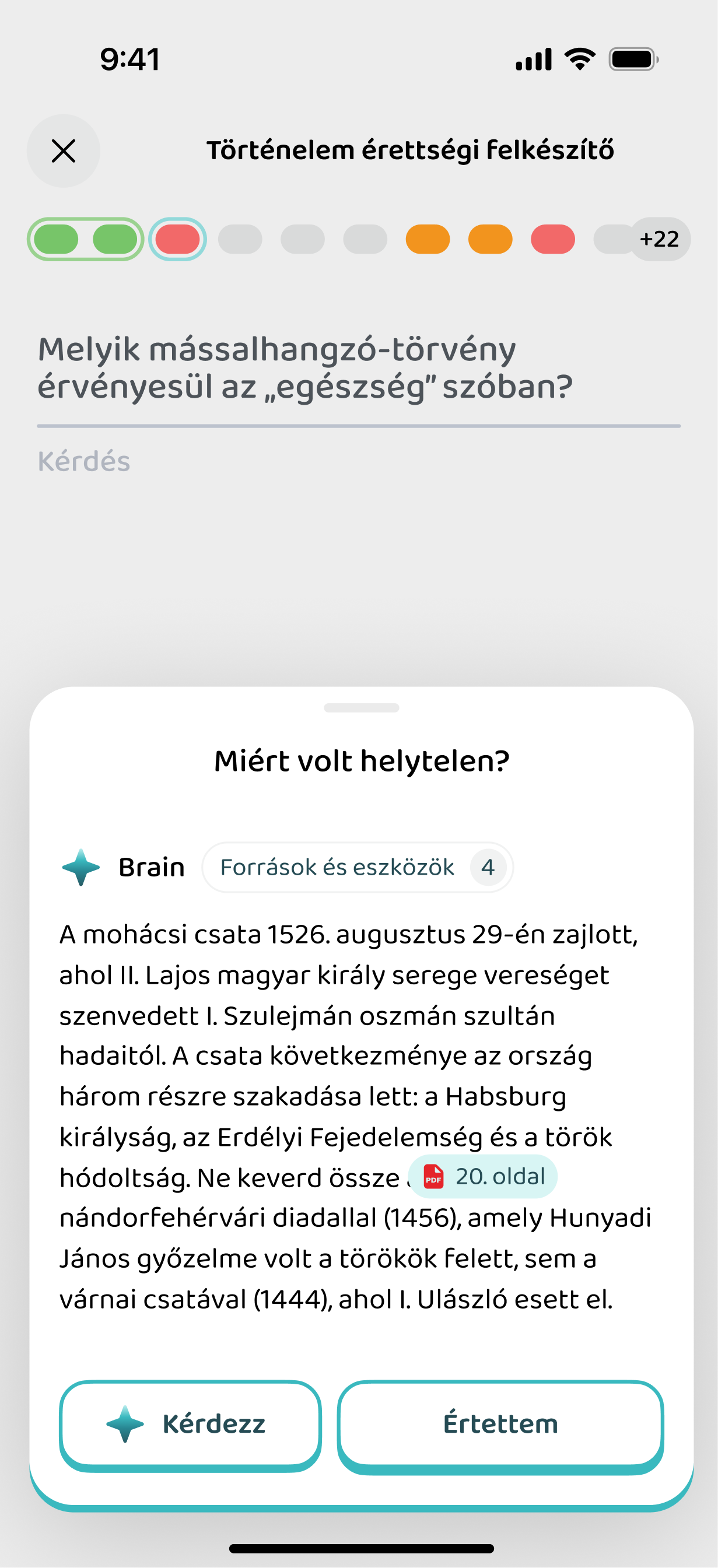 Magyarázat: miért ez a helyes válasz