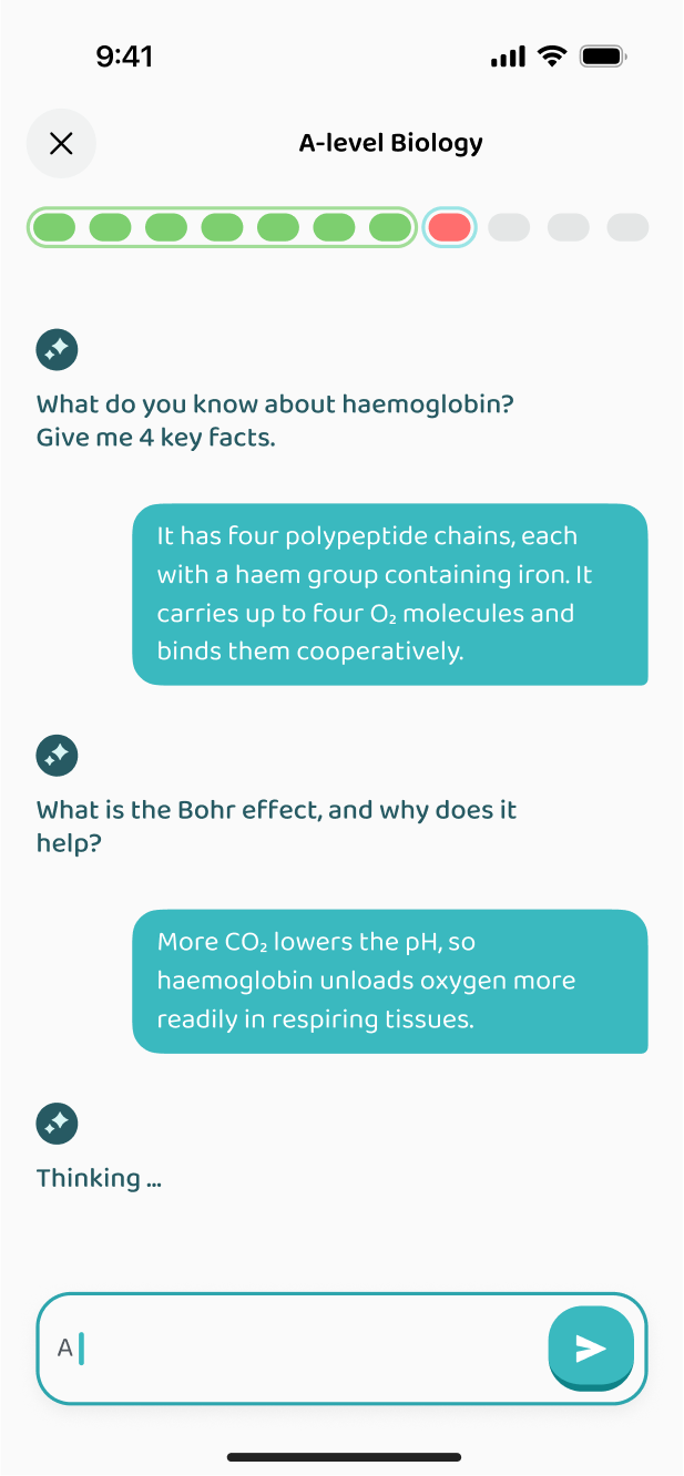 Talking a question through
