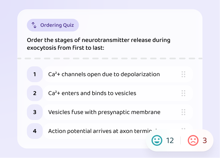 An AP Psychology exercise in the Voovo app